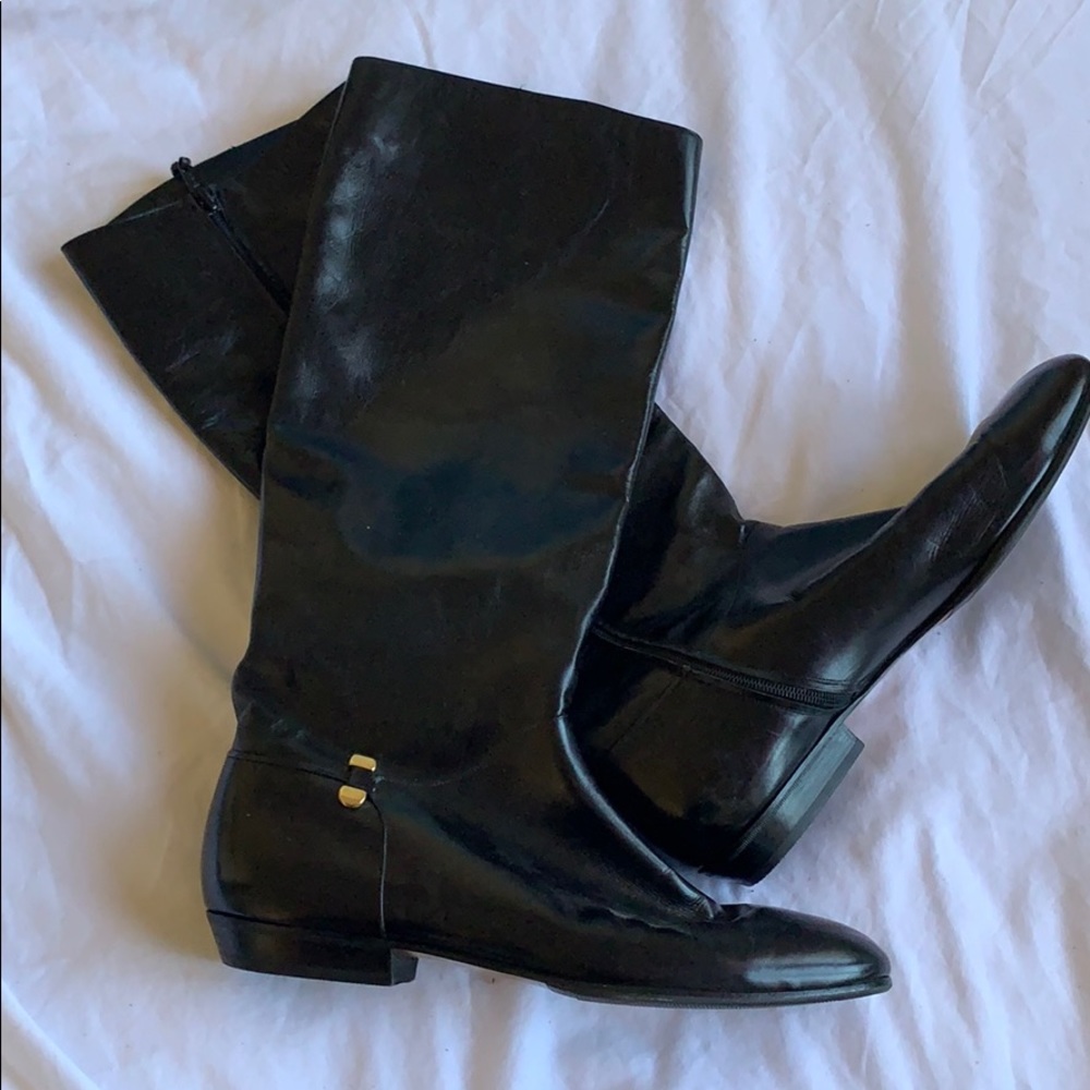 Ferragamo Patent Leather Boots